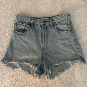 Abercrombie Cutt Off Jean Shorts